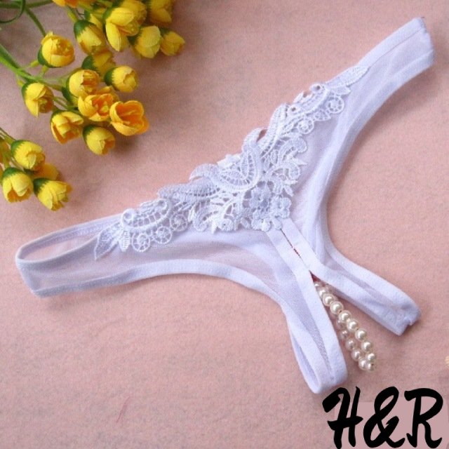 sv perle sous vêtement perles blanc